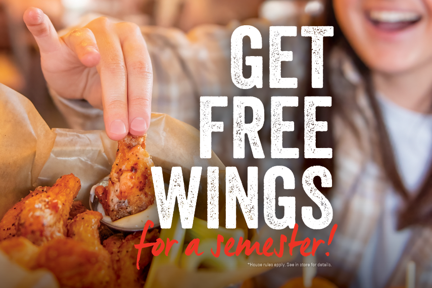 Get Free Wings for a Semester! featured image