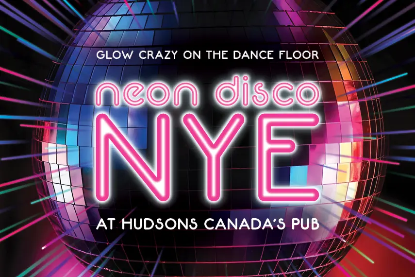 Neon Disco NYE at Hudsons Pub featured image