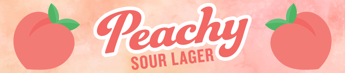 Discover Peachy Sour Lager at Hudsons!featured image