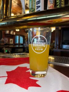 split the H at hudsons for Canada day 