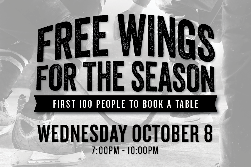 🍁 FREE WINGS FOR THE SEASON🏒 featured image