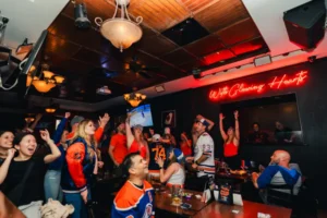 NHL Hockey Oilers PLayoffs at Hudsons Pub Edmonton, Calgary, Lethbridge, Saskatoon