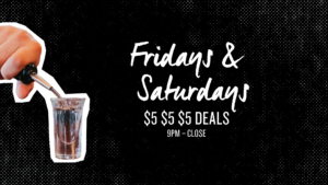 Friday drink deals at Hudsons Pub Lethbridge