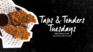 Taps and tenders Tuesdays at Hudsons Pub Lethbridge